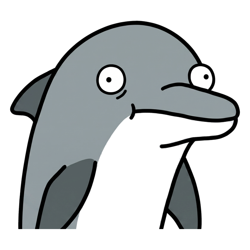Dolphin Explain mascot